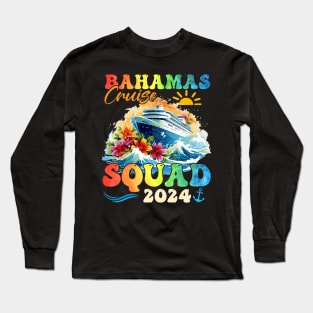 Family Cruise Bahamas 2024 Summer Matching Vacation 2024 Long Sleeve T-Shirt